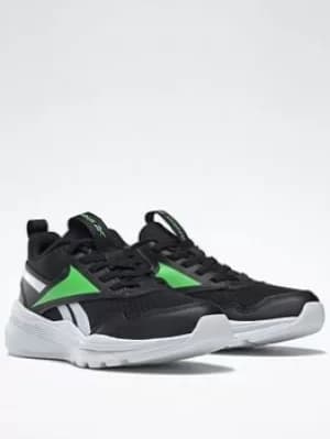 Reebok Xt Sprinter 2 Shoes, Black/Green, Size 1 Older