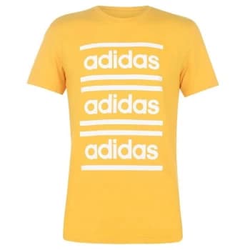 adidas C90 T Shirt Mens - Yellow