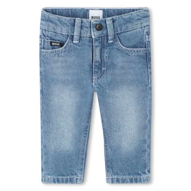 Boss Kids Den Denim Straight Leg Jeans Den Blue Z75 male 2Y