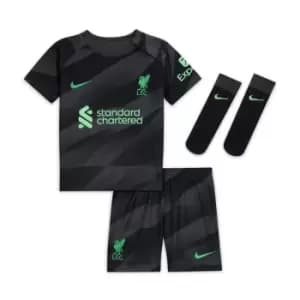 Nike Liverpool Goalkeeper Home Babykit 2023 2024 - Black