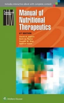 Manual of Nutritional Therapeutics by David H. Alpers Book