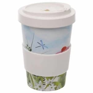 Botanical Gardens Reusable Screw Top Bamboo Composite Travel Mug