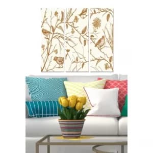 MDF1105693793 Multicolor Decorative MDF Painting (3 Pieces)