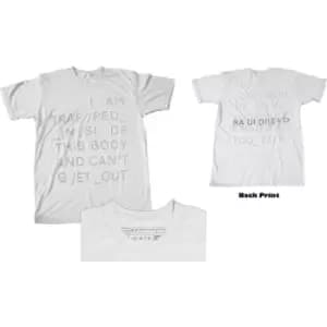 Radiohead - Trapped Unisex XX-Large T-Shirt - White