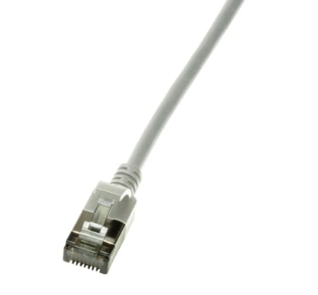 LogiLink Slim U/FTP networking cable Grey 5m Cat6a U/FTP (STP)