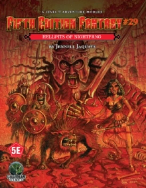Fifth Edition Fantasy #30: Hellpits of Nightfang (5E) Paperback / softback