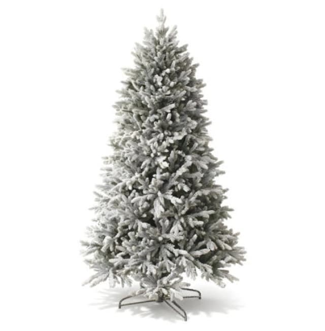 Shatchi 6FT Green Oregon Pine Christmas Tree White