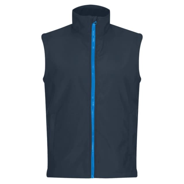 Regatta Professional Mens Plain Baby Blue Gilet in Dark Navy Size: Small Dark Navy Male S
