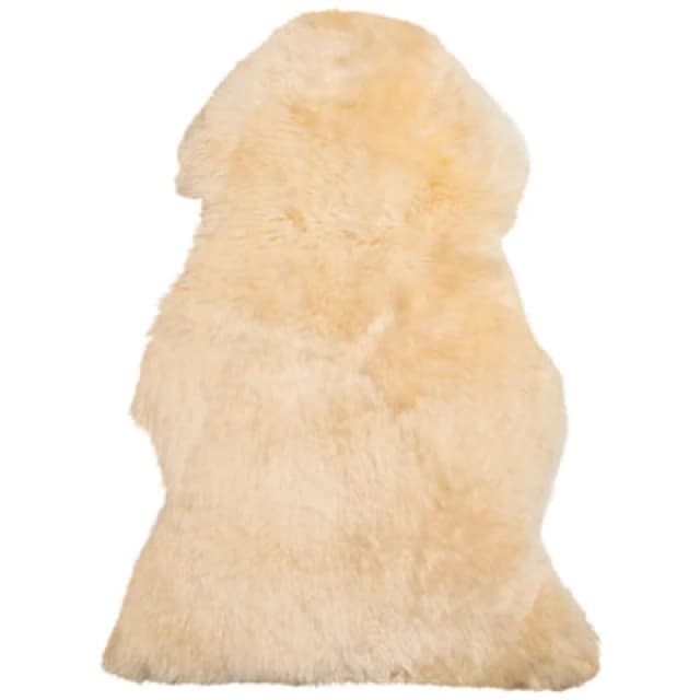 Beliani Sheepskin Rug Uluru Beige 65 X 110 Cm