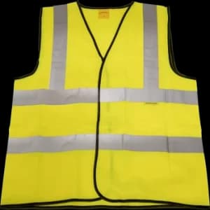 Sealey WorkSafe Hi Vis Waistcoat Yellow M