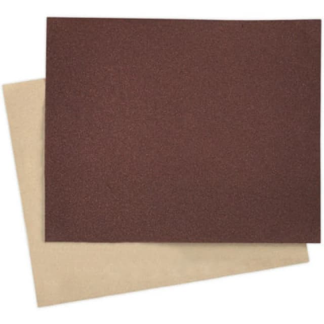 Loops 25 PACK Aluminium Oxide Production Paper - 230 x 280mm - 40 Grit Abrasive Paper Multi