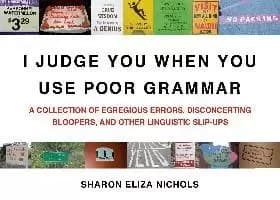 I Judge You When You Use Poor Grammar by Sharon Nichols