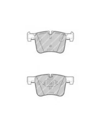 Ferodo FDB4394 Brake Pad Set Front Axle Premier Car