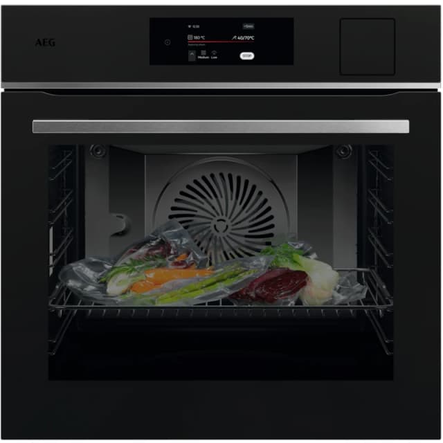 AEG 8000 MealAssist TP8SB731AT Built In Electric Single Oven - Matt Black - A++ Rated
