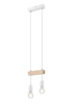 Orazio Industrial Spotlight Bar White, 2x E27