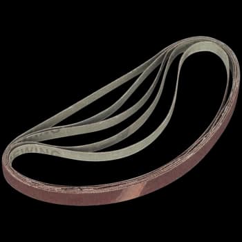 Sealey 12mm x 456mm Sanding Belt 12mm x456mm 80g Pack of 5