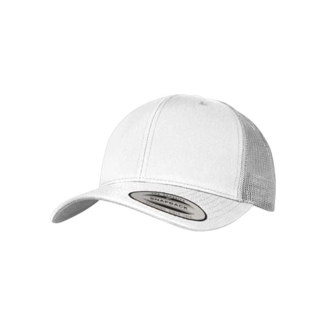 Flexfit Flexfit Men Retro Trucker Cap in White White One Size Male 5059269853440