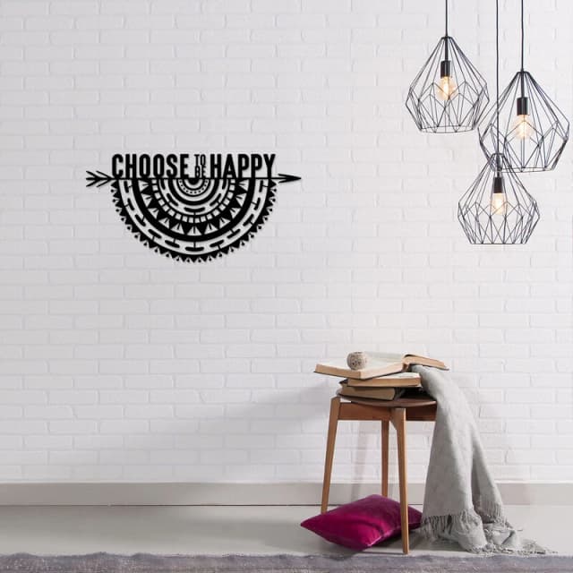 DECORTIE Decortie - metal wall art NO:34 choosetobe - Black - Black M.DK.T.13332.25