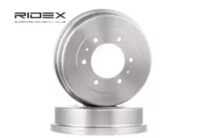 RIDEX Brake Drum PEUGEOT,CITROEN 123B0034 424724,91509908,424724 Rear Brakes,Drum Brake