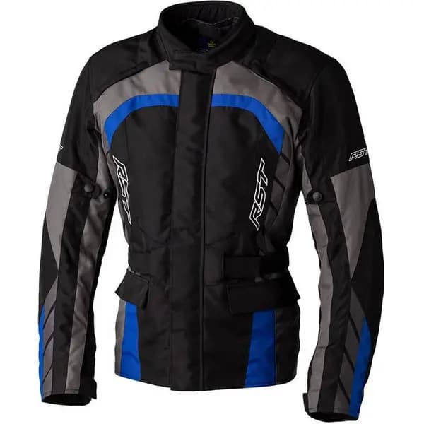 RST Alpha 5 Jacket Black Grey Blue Size 40