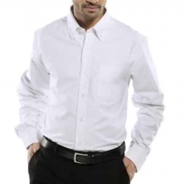 Oxford Shirt Long Sleeve White 15.5 BESWOXSLSW155