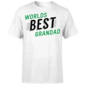 Worlds Best Grandad T-Shirt - White - 3XL