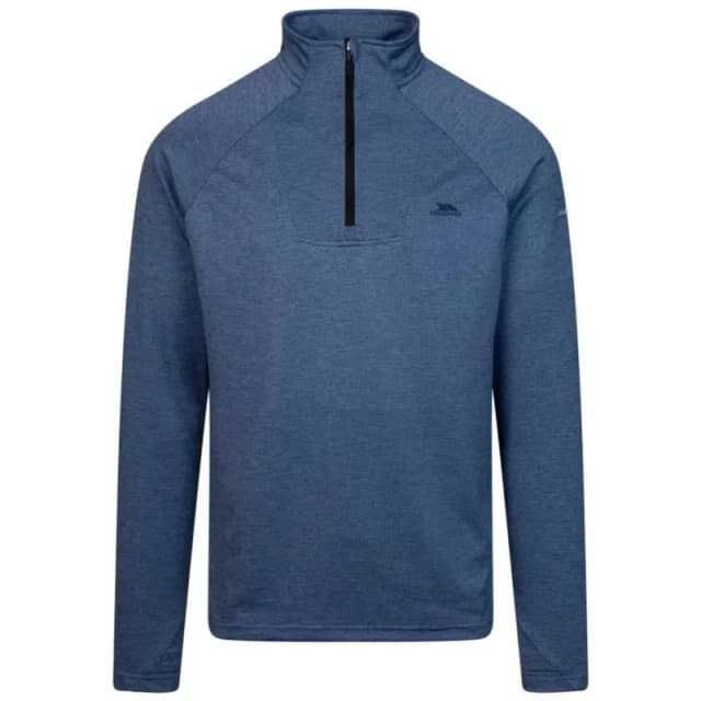 Trespass Trespass Men Valin Long-Sleeved Top in Dark Blue Size: Medium Dark Blue M Male 5063693882907