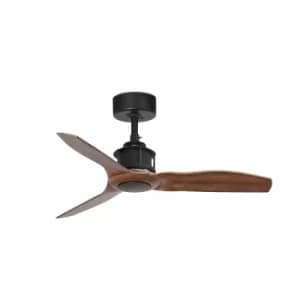 Just Fan Black, Wood ceiling fan with DC motor 3 Blades 81cm