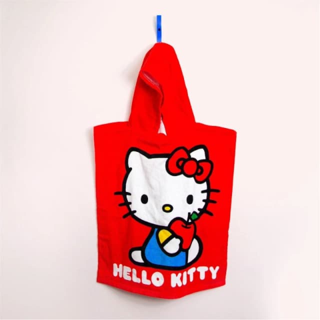 Hello Kitty Cheeky Poncho Towel Multi