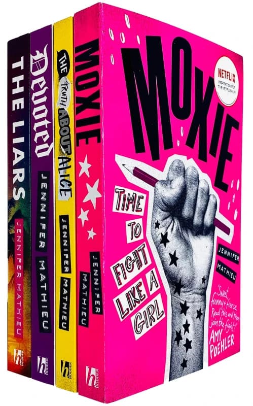 Jennifer Mathieu 4 Books Collection Set (Moxie, The Truth About Alice, Devoted & The Liars) Jennifer Mathieu Books