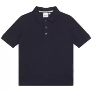 Boss Boss Tonal Polo Shirt Juniors - Blue
