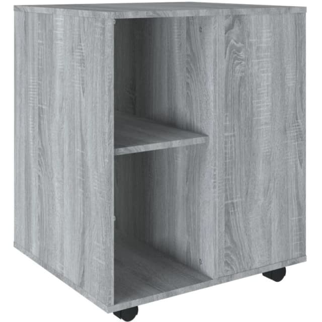 Vidaxl Rolling Cabinet Grey Sonoma 60X53X72cm Engineered Wood, Grey 815970