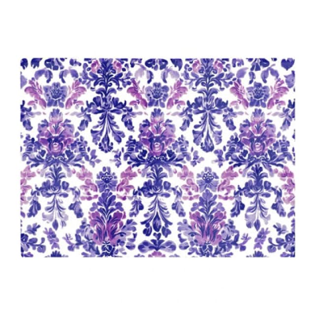 Warren Reed Designer Vintage Purple Pattern Chopping Board