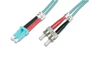 Digitus Fiber Optic Multimode Patch Cord, OM 3, LC / ST