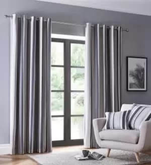 Avenue Stripe Eyelet Curtain