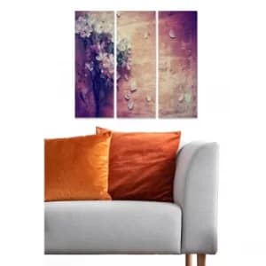 MDF235901773 Multicolor Decorative MDF Painting (3 Pieces)