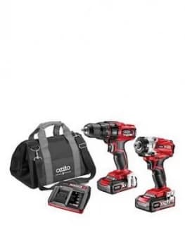 Ozito Ozito By Einhell Cordless 2 X Drill Set (Drill & Impact + 2 Batteries)