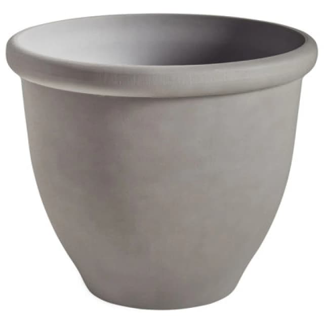 Beliani Plant Pot Tesalia 49cm Grey