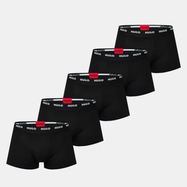 HUGO 5 Pack Trunk Black male