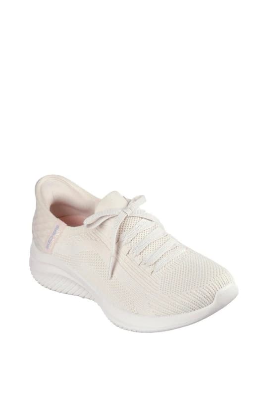 Skechers Womens Ultra Flex 3.0 Slip In Lace Natural Size: 7 Natural Female 7
