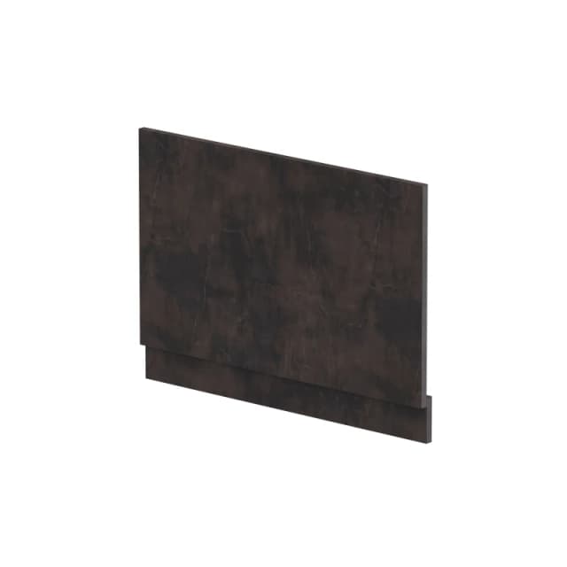 Balterley Edge/Power Straight End Bath Panel & Plinth, 800mm - Textured Matt Metallic Slate Grey unisex