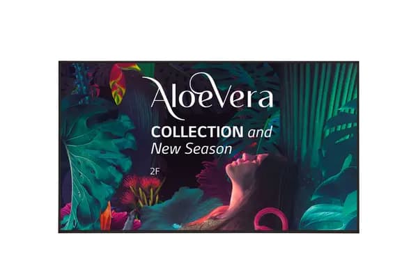 LG 49UH5N-E Digital signage flat panel 124.5cm (49") LCD WiFi 500 cd/m 4K Ultra HD Black Web OS 24/7 49UH5N-E