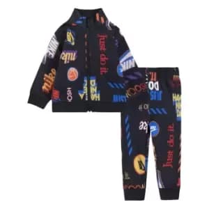 Nike All Over Print Tricot Tracksuit Baby Boys - Black