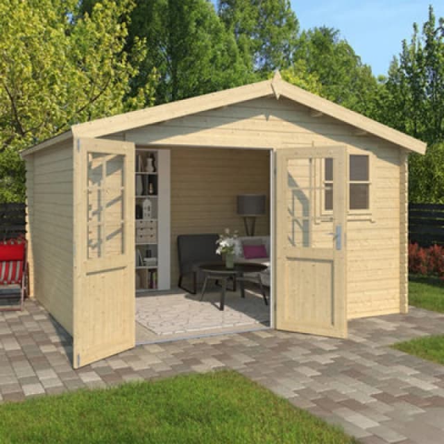 Lasita Maja Lasita Osland Ebro B - 3.6M X 3.6M - 28mm Wall Logs