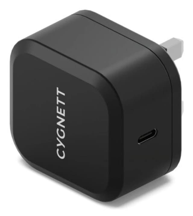Fast 25W USB-C Wall charger UK BLK