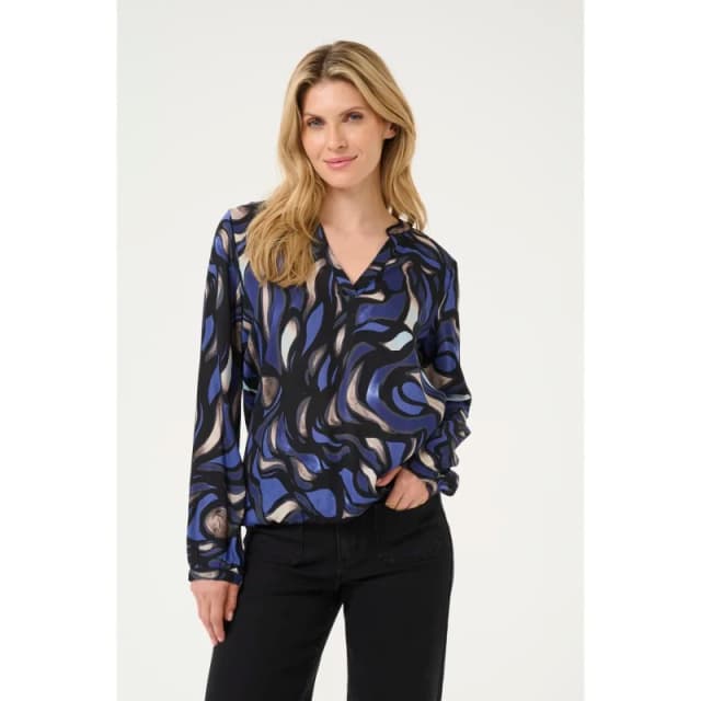 Kaffe Womens blouse KAFFE Ditte Bleu Female 42