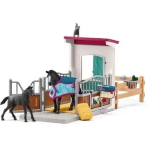 Horse Box With Mare And Foal