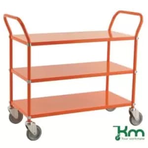 Slingsby Konga Three Tier Trolley - Orange
