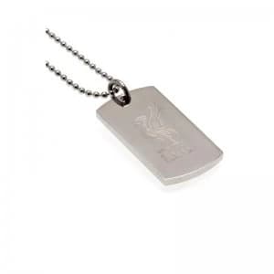 Liverpool Football Club Stainless Steel Crest Dog Tag
