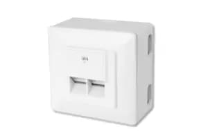 Digitus CAT 6, Class E, modular wall outlet, shielded